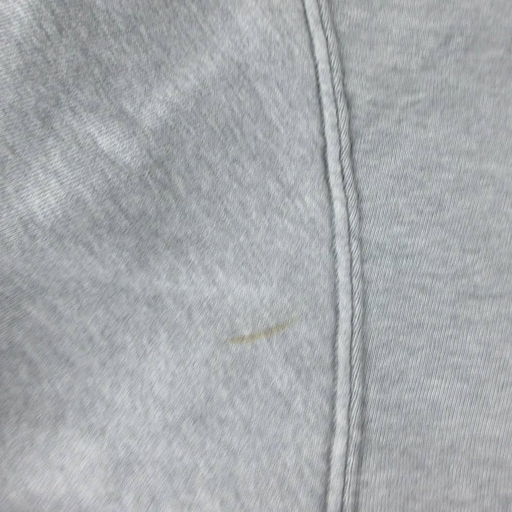 Jordan Hoodie Mens M Gray Fleece Kangaroo Pocket Jumpman Logo Sweatshirt